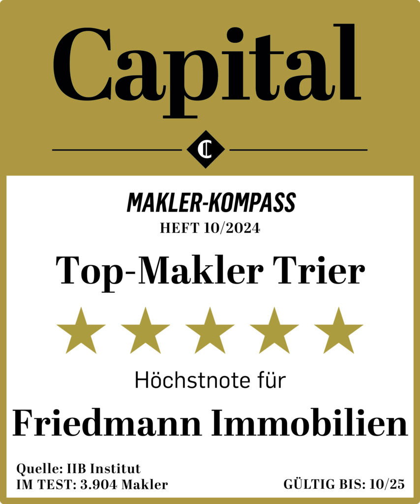 Friedmann Immobilien Trier, Capital Top-Makler 2024/2025